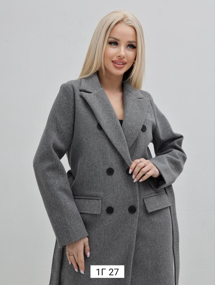 Женское пальто серое купить в Интернет-магазине Садовод База - цена 2500 руб Садовод интернет-каталог