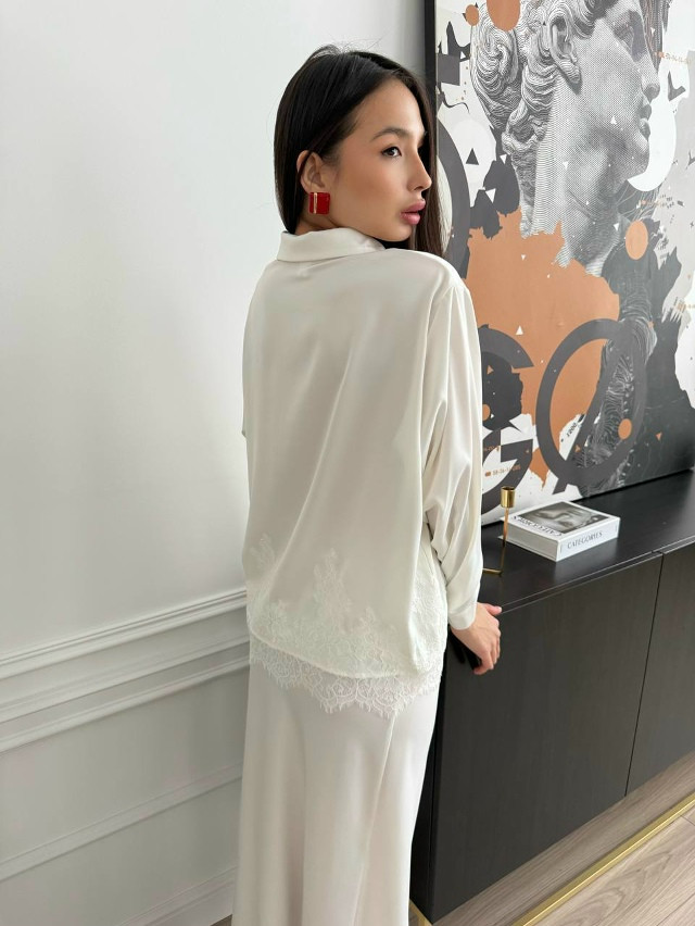 Женский костюм белый купить в Интернет-магазине Садовод База - цена 2100 руб Садовод интернет-каталог