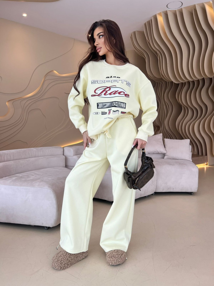 Женский костюм желтый купить в Интернет-магазине Садовод База - цена 2200 руб Садовод интернет-каталог