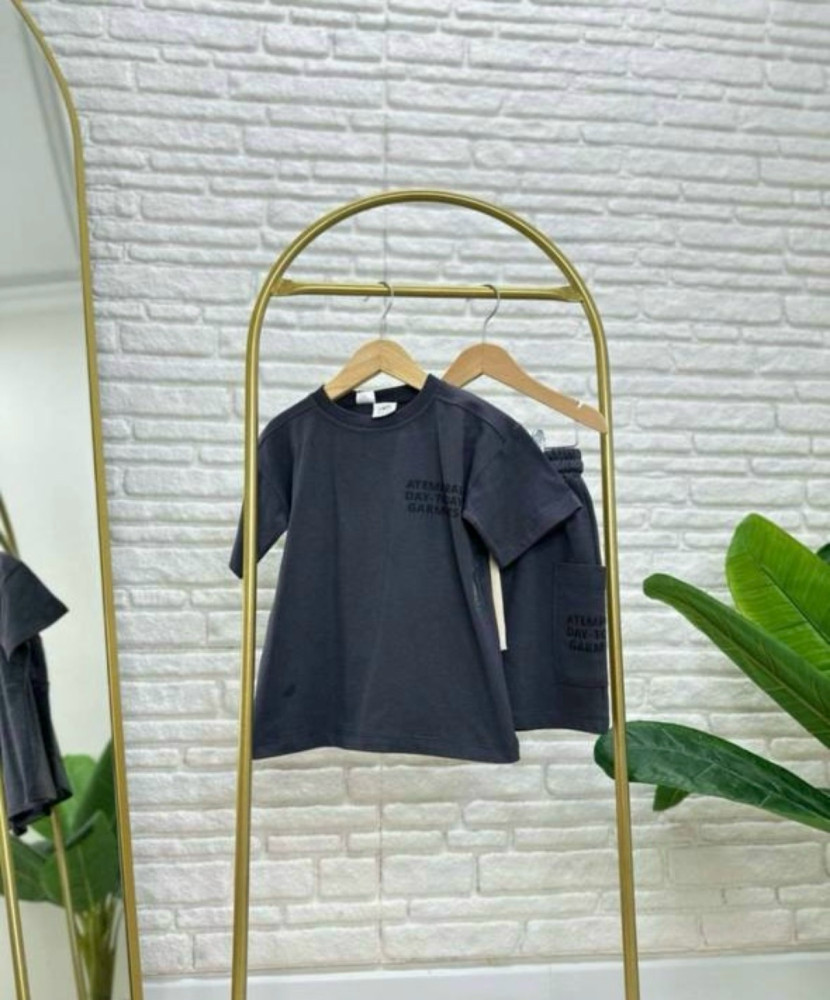 Детский костюм темно-серый купить в Интернет-магазине Садовод База - цена 999 руб Садовод интернет-каталог