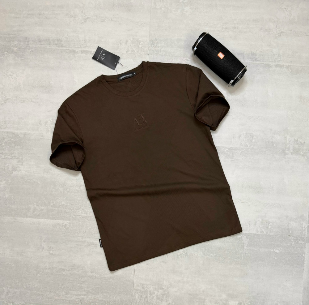 Мужская футболка коричневая