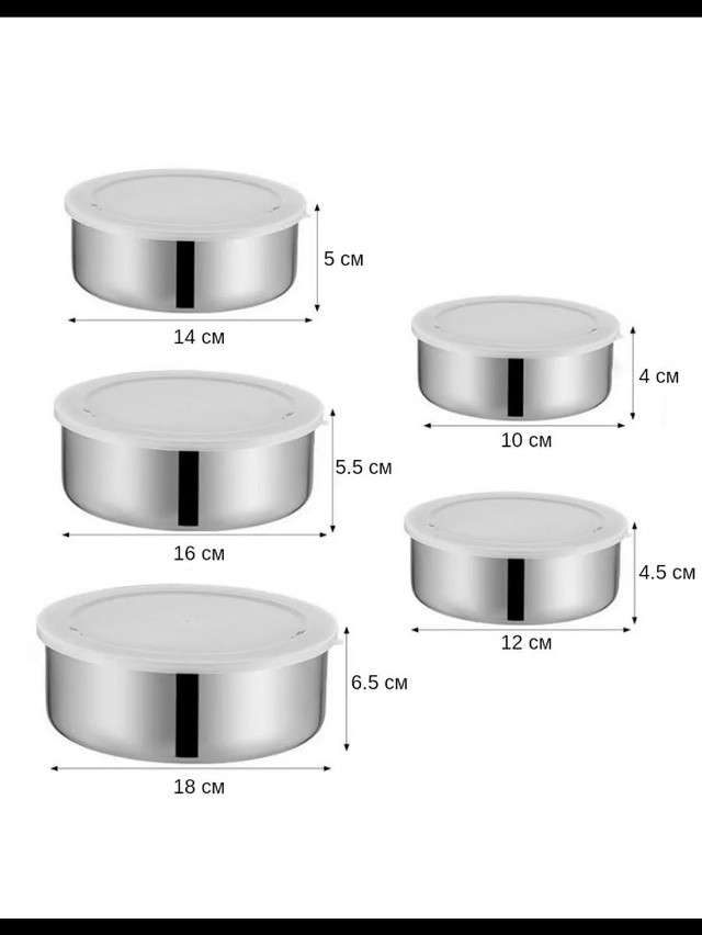 Набор контейнеров из нержавеющей стали купить в Интернет-магазине Садовод База - цена 199 руб Садовод интернет-каталог