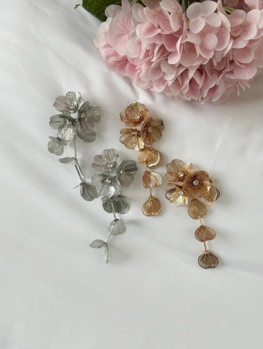 🌿 Крупные серьги-цветы САДОВОД официальный интернет-каталог