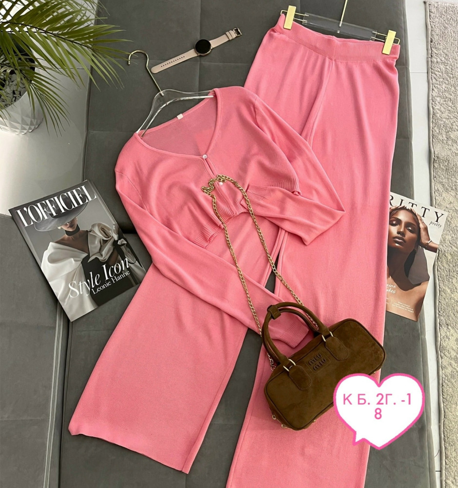 Женский костюм розовый купить в Интернет-магазине Садовод База - цена 1400 руб Садовод интернет-каталог