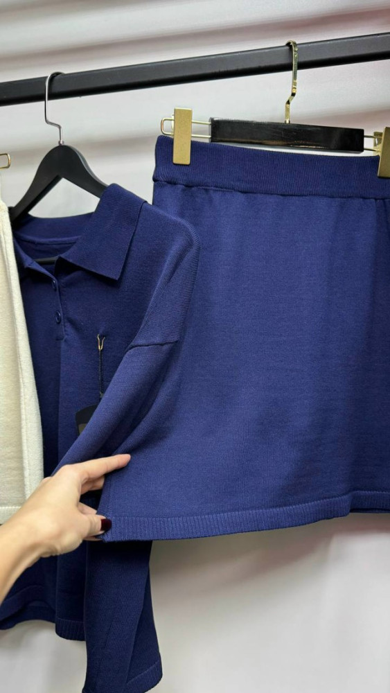 Женский костюм синий купить в Интернет-магазине Садовод База - цена 1500 руб Садовод интернет-каталог