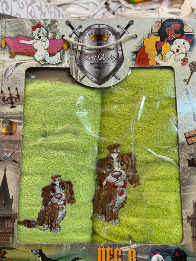 Полотенца детские две штуки в наборе САДОВОД официальный интернет-каталог