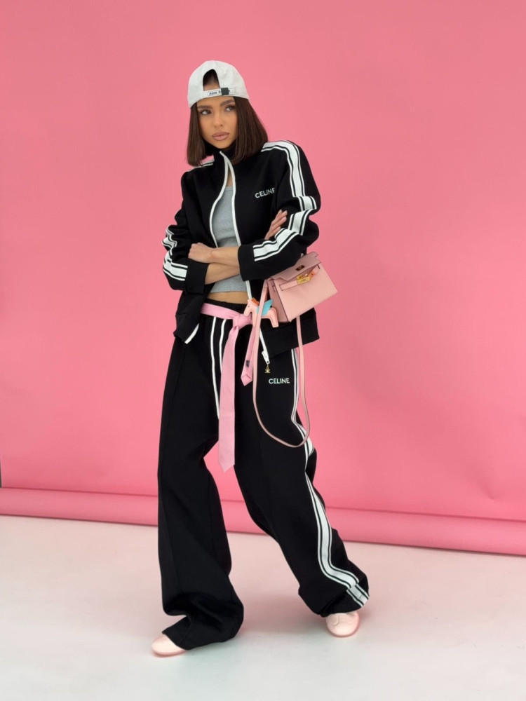 Женский костюм черный купить в Интернет-магазине Садовод База - цена 4800 руб Садовод интернет-каталог