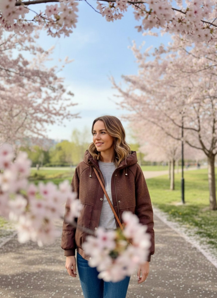 Куртка женская коричневая купить в Интернет-магазине Садовод База - цена 2500 руб Садовод интернет-каталог