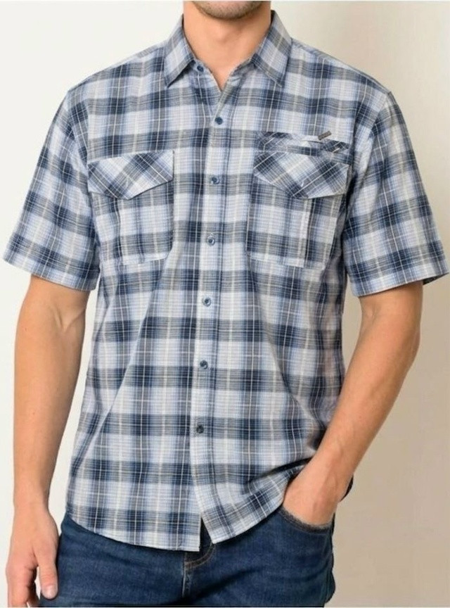 Мужские рубашка с коротким рукавом тонкий