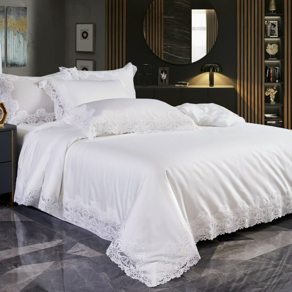 Комплект с одеялом с итальянским кружевом купить в Интернет-магазине Садовод База - цена 11000 руб Садовод интернет-каталог