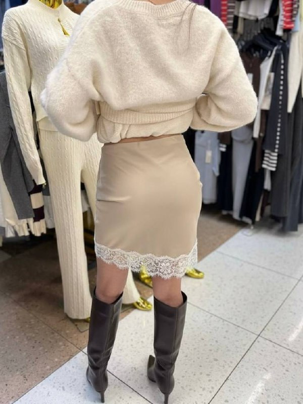 Юбка бежевая купить в Интернет-магазине Садовод База - цена 1150 руб Садовод интернет-каталог