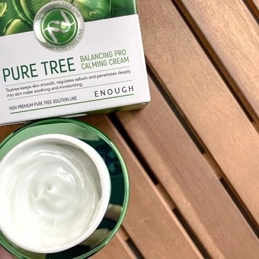 Успокаивающий крем для лица с чайным деревом (50 мл), Enough Pure Tree Balancing Pro Calming Cream САДОВОД официальный интернет-каталог
