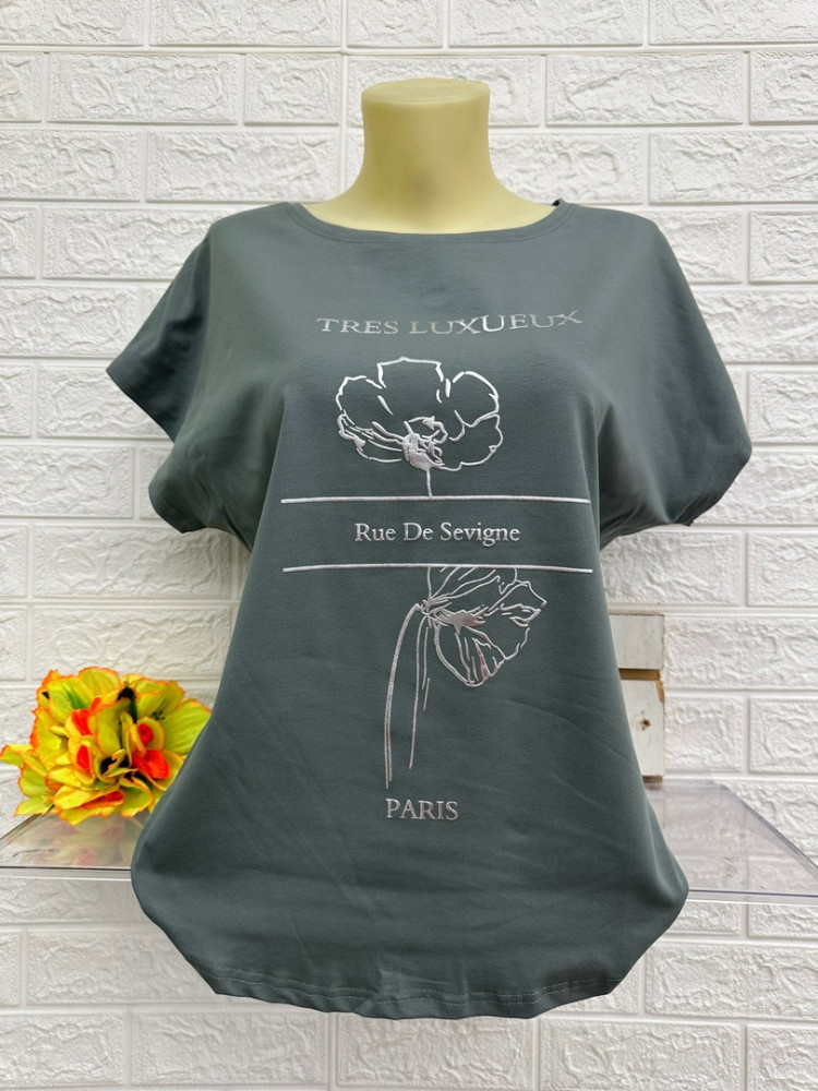 Женская футболка серая купить в Интернет-магазине Садовод База - цена 450 руб Садовод интернет-каталог