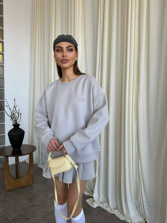 Женский костюм серый купить в Интернет-магазине Садовод База - цена 2400 руб Садовод интернет-каталог