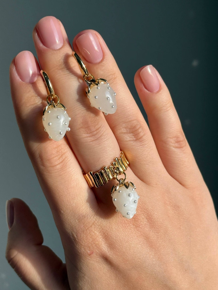 🍓 Серьги-Конго с подвесом JAM купить в Интернет-магазине Садовод База - цена 450 руб Садовод интернет-каталог