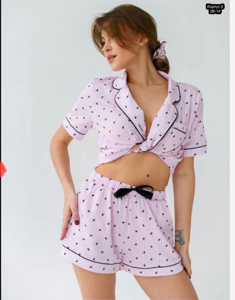 ❇️❇️Новые  пижамы с шорты . ♻️ купить в Интернет-магазине Садовод База - цена 700 руб Садовод интернет-каталог