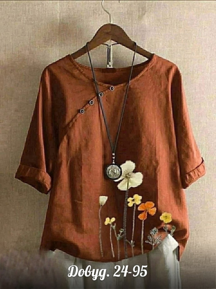 Блузка коричневая купить в Интернет-магазине Садовод База - цена 600 руб Садовод интернет-каталог