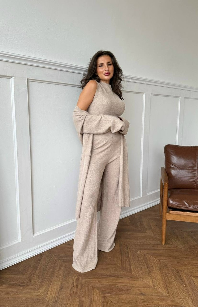 Женский костюм бежевый купить в Интернет-магазине Садовод База - цена 3400 руб Садовод интернет-каталог