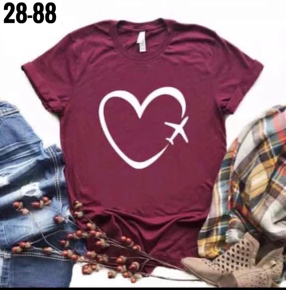 Женская футболка бордовая купить в Интернет-магазине Садовод База - цена 200 руб Садовод интернет-каталог