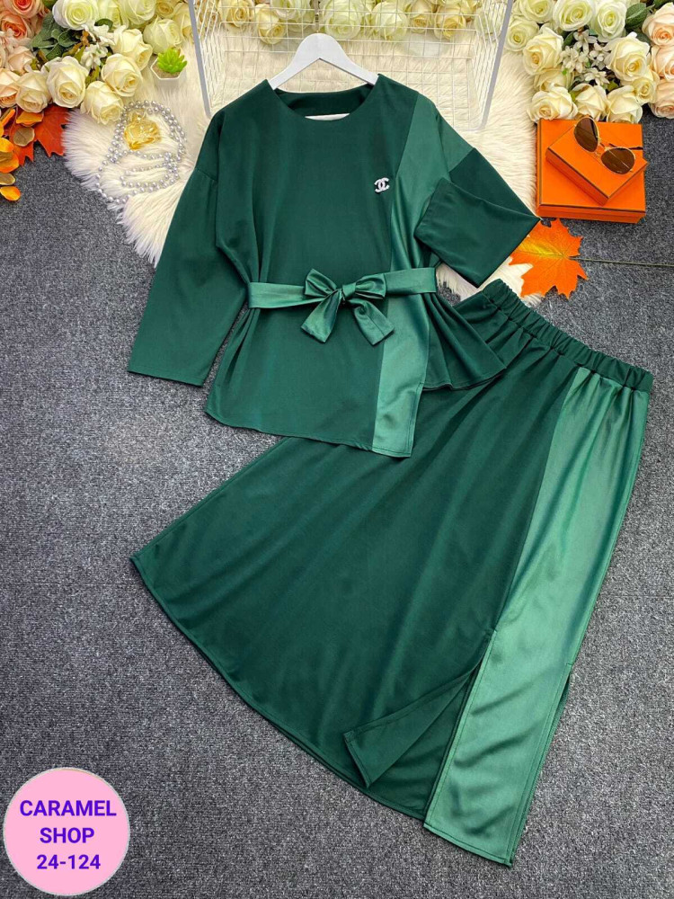 Женский костюм зеленый купить в Интернет-магазине Садовод База - цена 1000 руб Садовод интернет-каталог