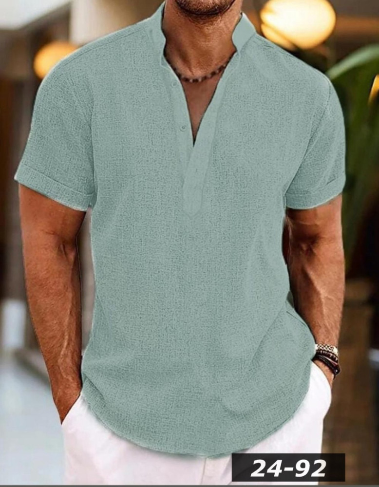 Мужская рубашка зеленая купить в Интернет-магазине Садовод База - цена 600 руб Садовод интернет-каталог