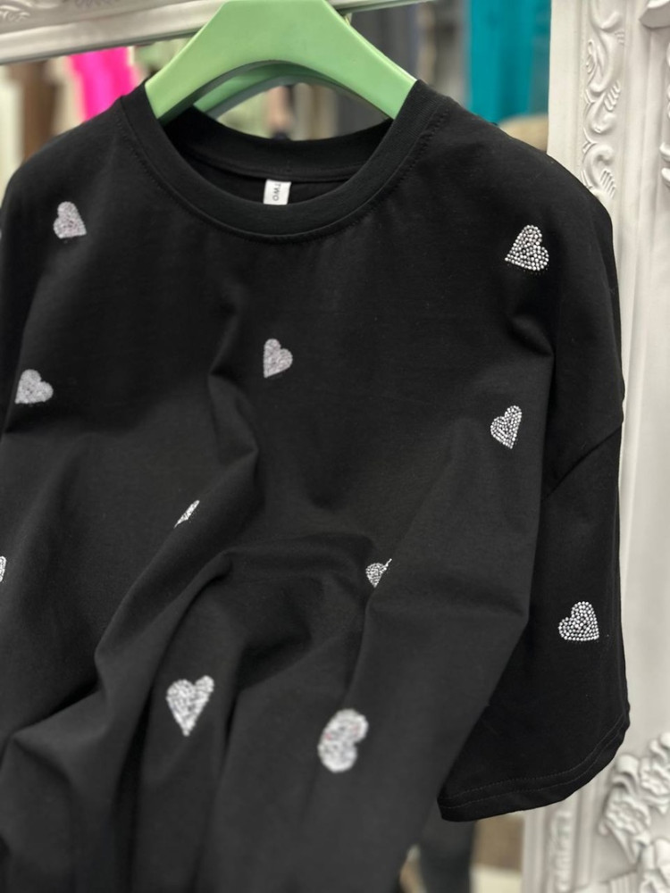 Женская футболка черная купить в Интернет-магазине Садовод База - цена 2500 руб Садовод интернет-каталог