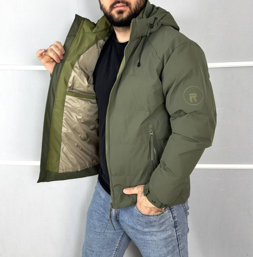 Куртка мужская зеленая купить в Интернет-магазине Садовод База - цена 2200 руб Садовод интернет-каталог