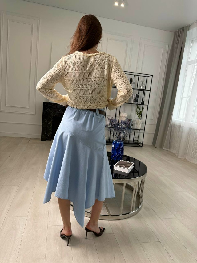 Юбка голубая купить в Интернет-магазине Садовод База - цена 1400 руб Садовод интернет-каталог