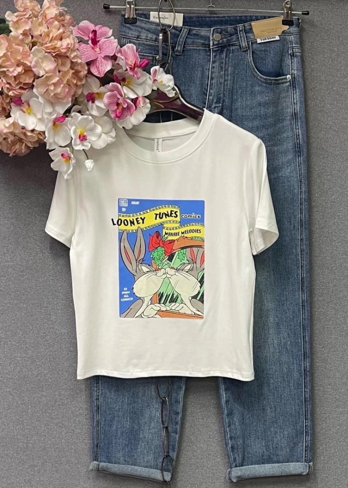 Стильная футболка, Китай купить в Интернет-магазине Садовод База - цена 500 руб Садовод интернет-каталог
