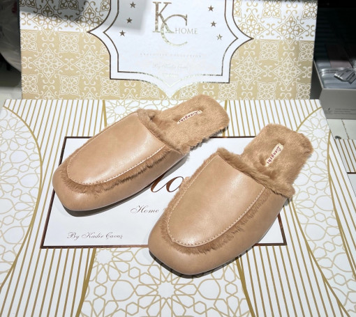 Тапочки меховые на резиновой подошве САДОВОД официальный интернет-каталог