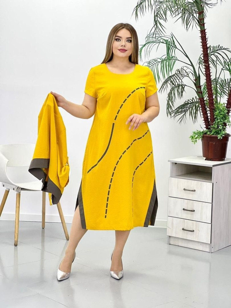 Платье желтое купить в Интернет-магазине Садовод База - цена 4500 руб Садовод интернет-каталог