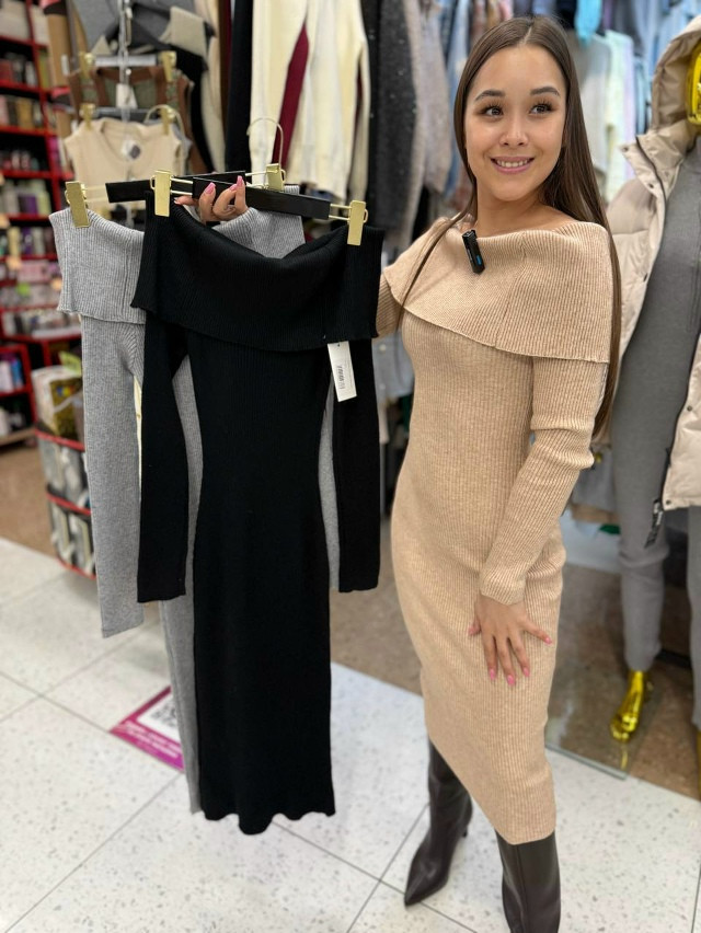 Платье серое купить в Интернет-магазине Садовод База - цена 1300 руб Садовод интернет-каталог