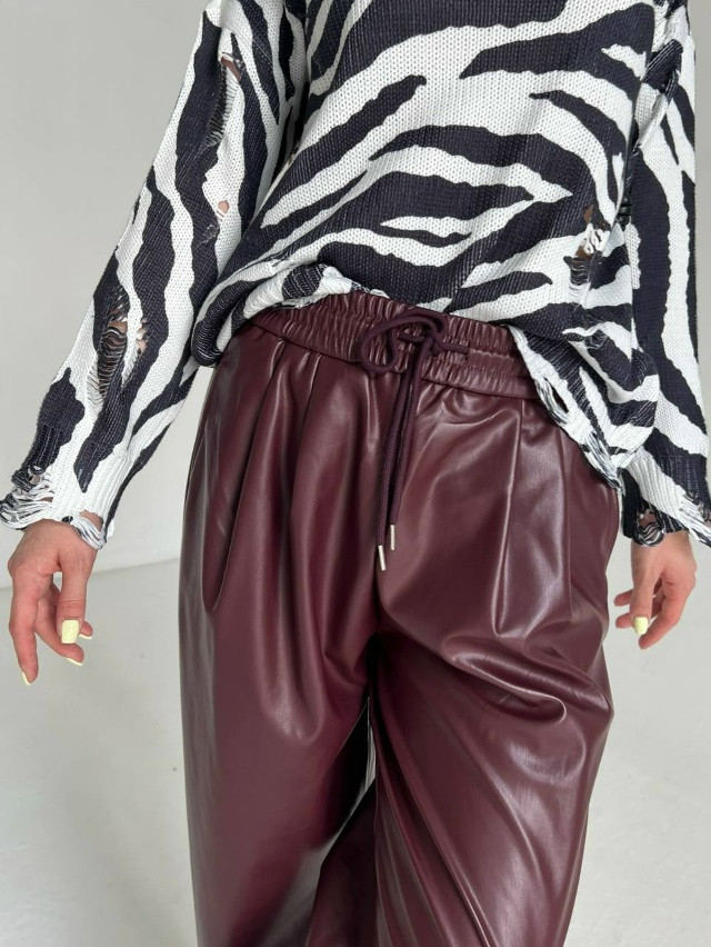 Женские брюки бордовые купить в Интернет-магазине Садовод База - цена 1600 руб Садовод интернет-каталог