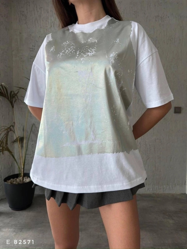 Женская футболка бежевая купить в Интернет-магазине Садовод База - цена 800 руб Садовод интернет-каталог