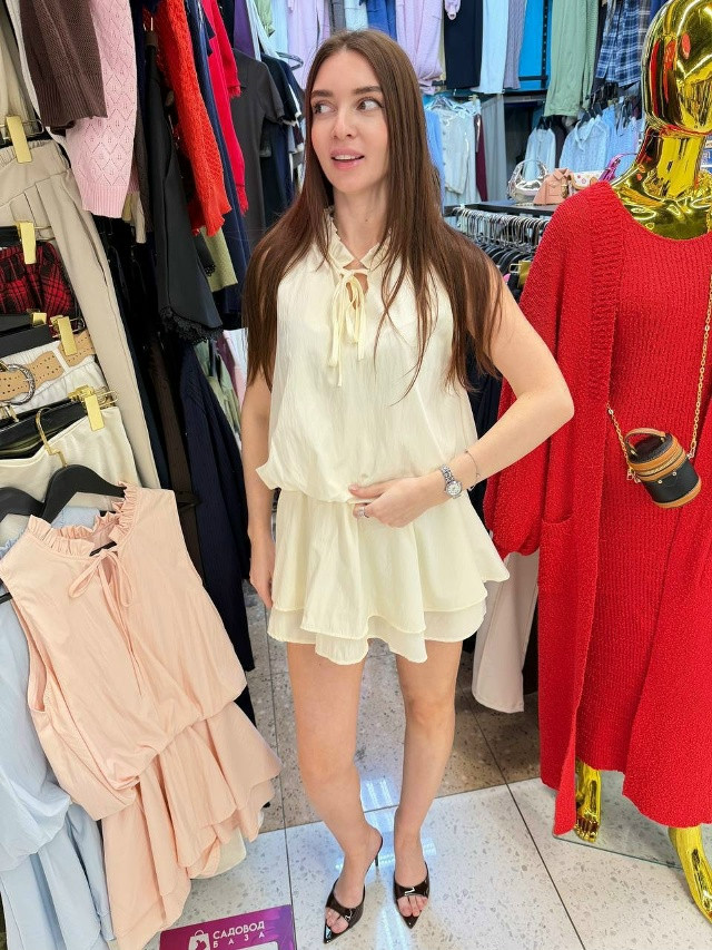 🛍Платье мини🛍 купить в Интернет-магазине Садовод База - цена 1100 руб Садовод интернет-каталог