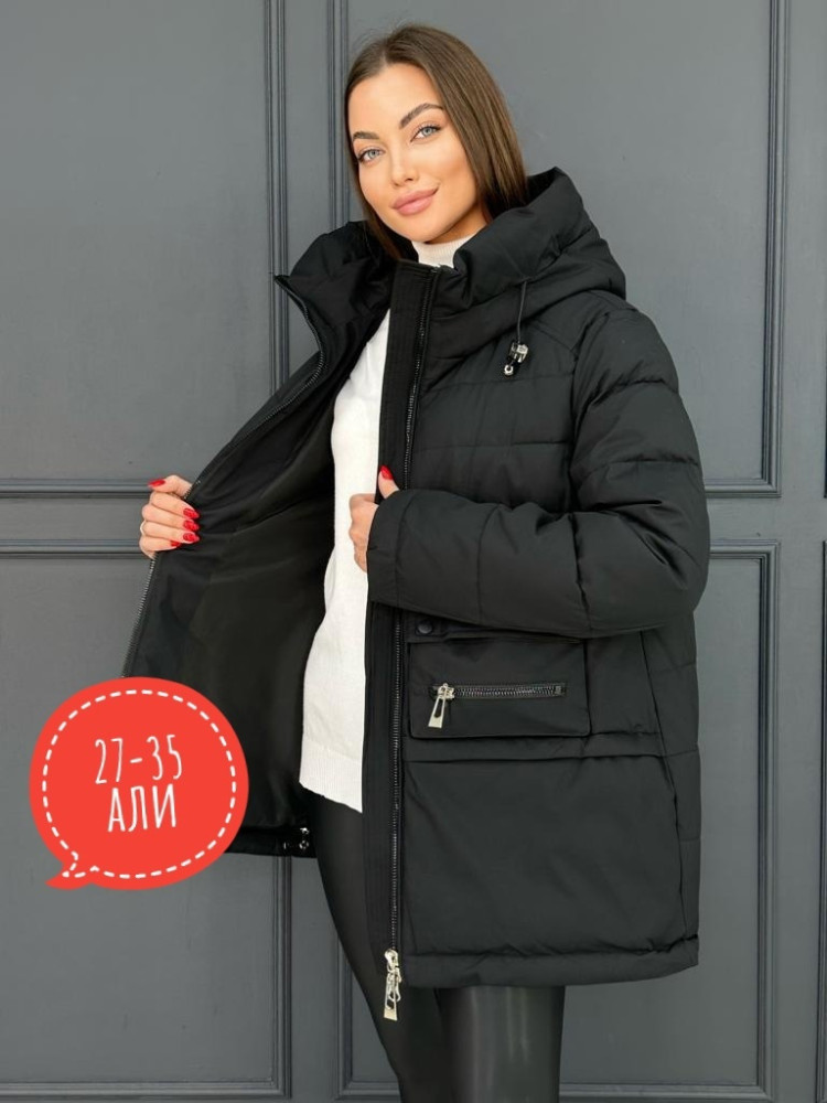 Куртка женская черная купить в Интернет-магазине Садовод База - цена 1299 руб Садовод интернет-каталог