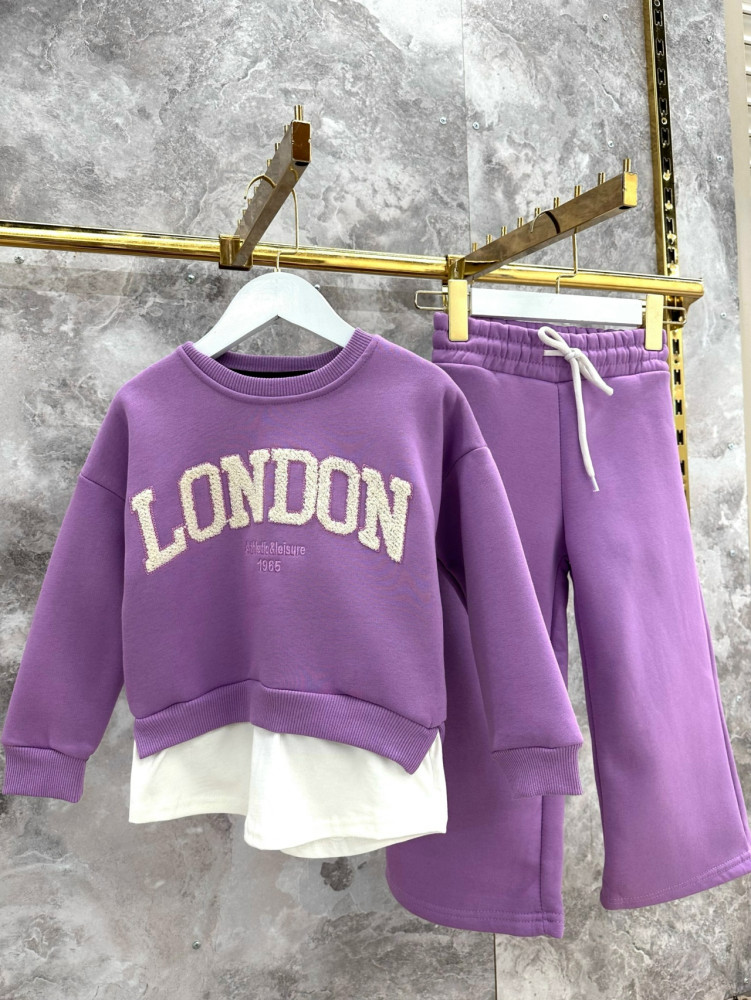 Детский костюм фиолетовый купить в Интернет-магазине Садовод База - цена 1099 руб Садовод интернет-каталог