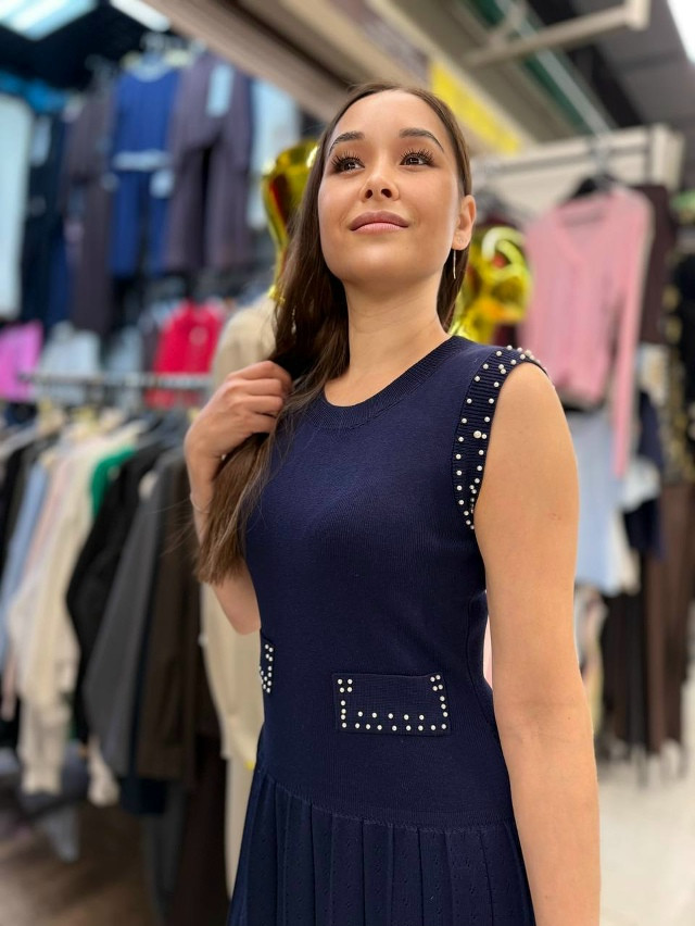 Платье синее купить в Интернет-магазине Садовод База - цена 1800 руб Садовод интернет-каталог