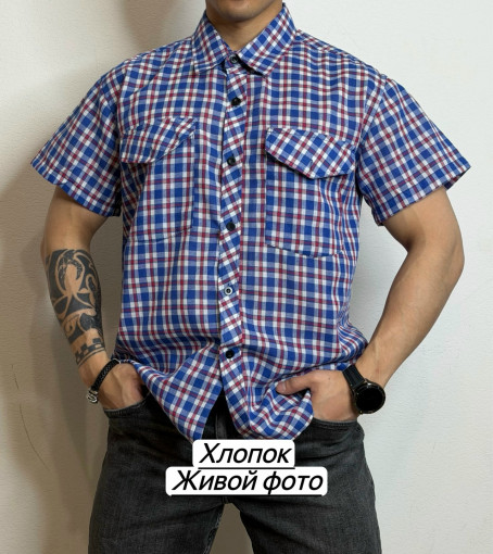 Рубашка для мужчин, хлопок САДОВОД официальный интернет-каталог