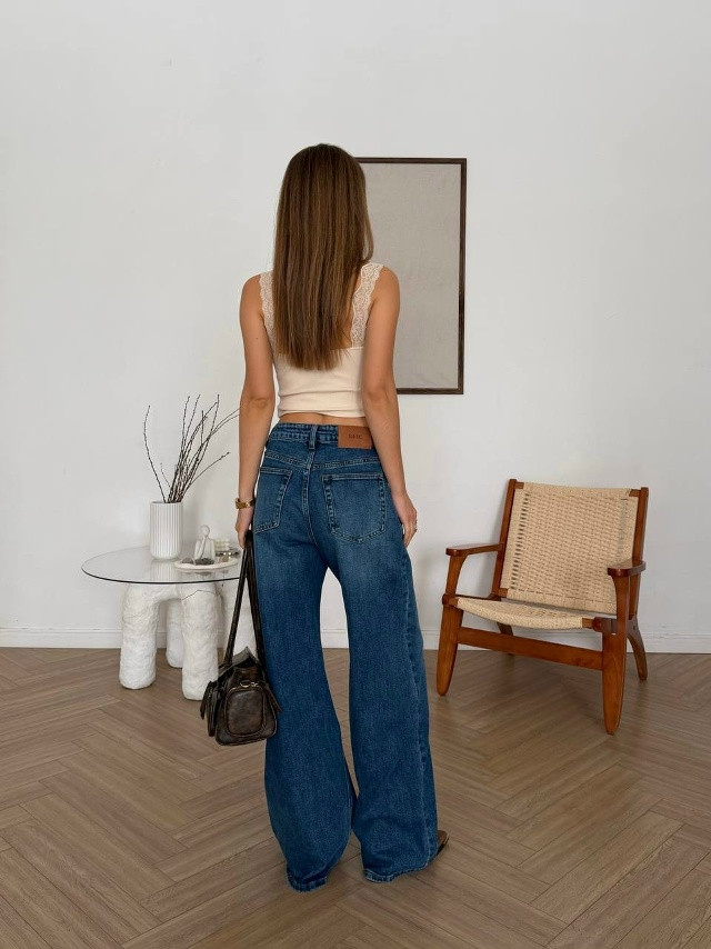 Джинсы синие купить в Интернет-магазине Садовод База - цена 2700 руб Садовод интернет-каталог