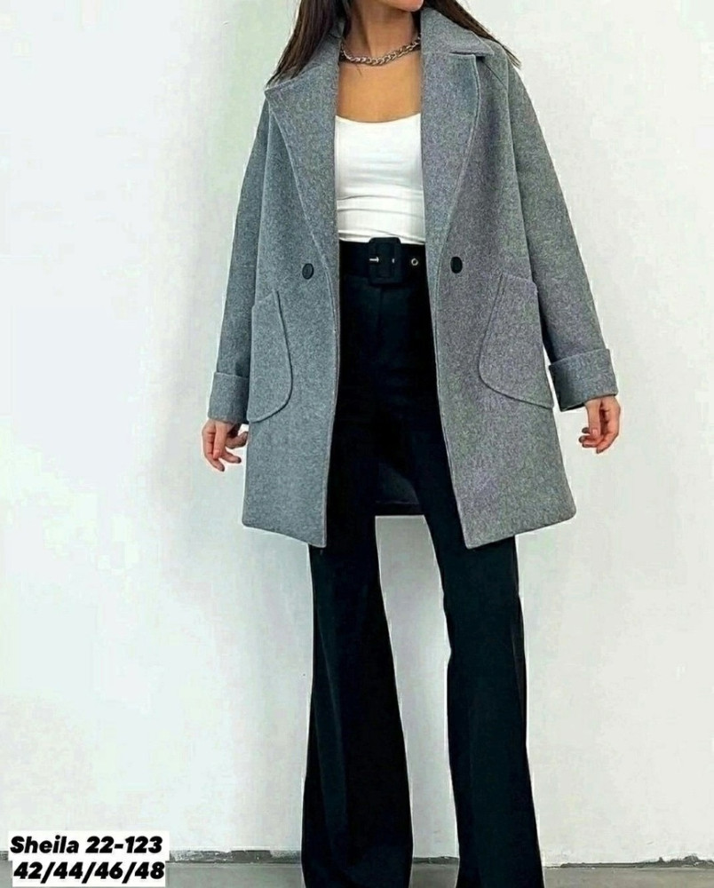 Женское пальто серое купить в Интернет-магазине Садовод База - цена 1299 руб Садовод интернет-каталог