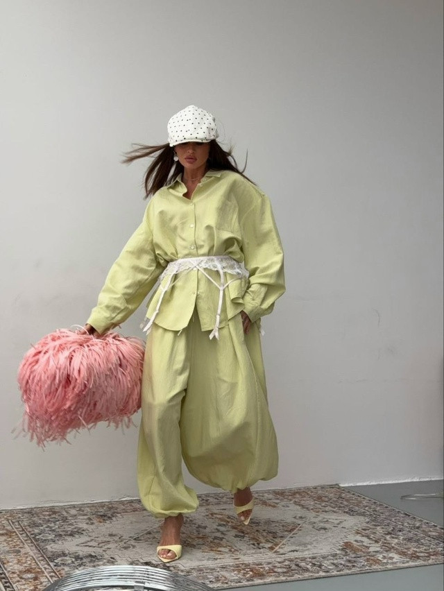 Женский костюм салатовый купить в Интернет-магазине Садовод База - цена 3800 руб Садовод интернет-каталог