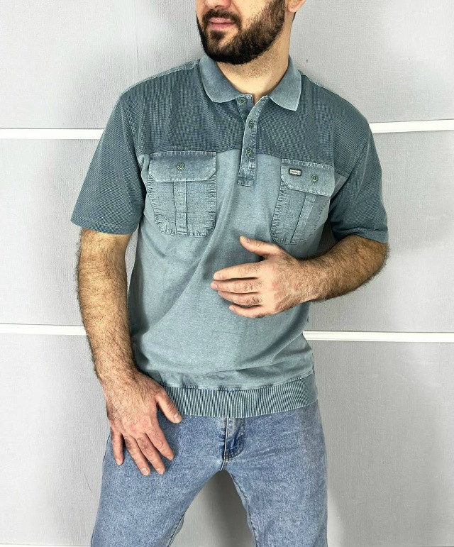 Мужская футболка голубая купить в Интернет-магазине Садовод База - цена 800 руб Садовод интернет-каталог