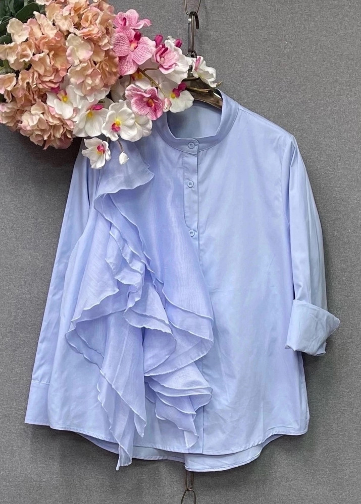 Женская рубашка голубая купить в Интернет-магазине Садовод База - цена 1200 руб Садовод интернет-каталог