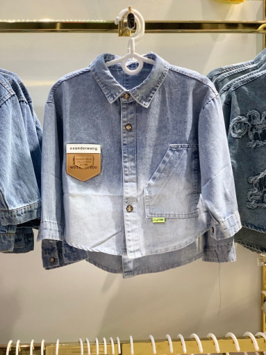 Рубашка джинсовая на мальчика САДОВОД официальный интернет-каталог