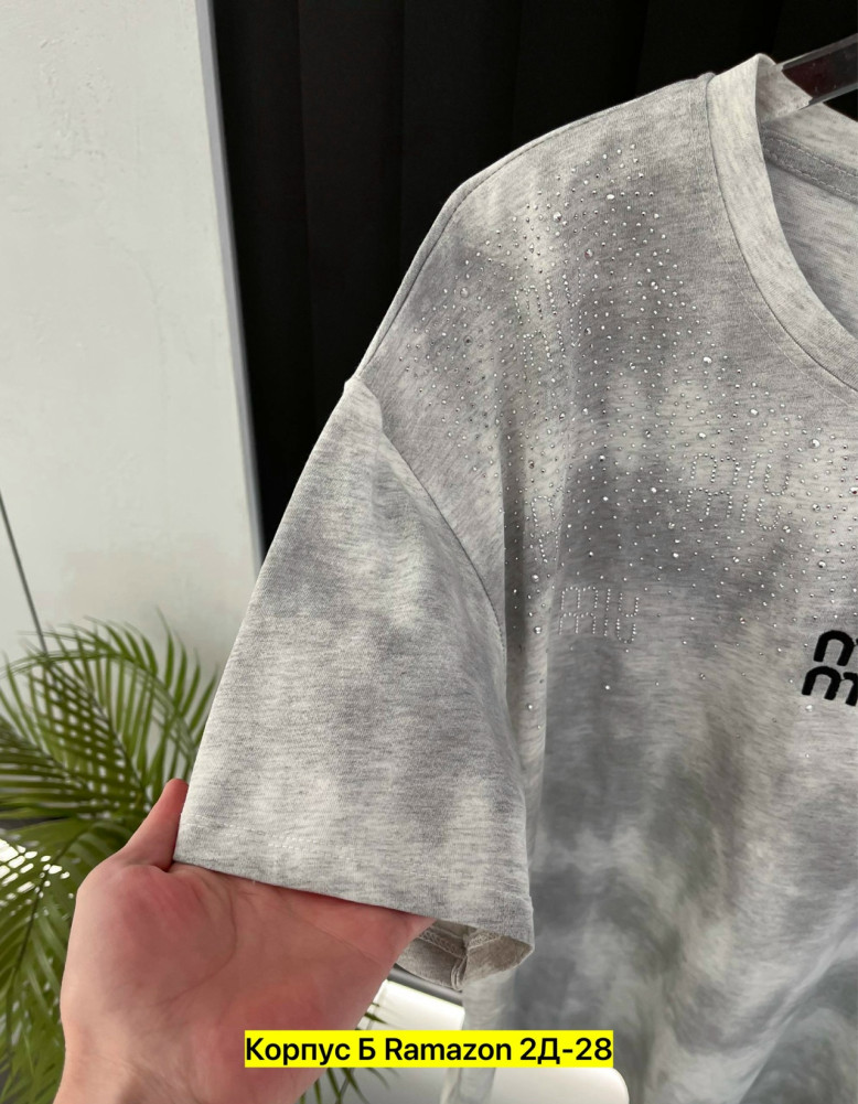 Женская футболка светло-серая купить в Интернет-магазине Садовод База - цена 700 руб Садовод интернет-каталог