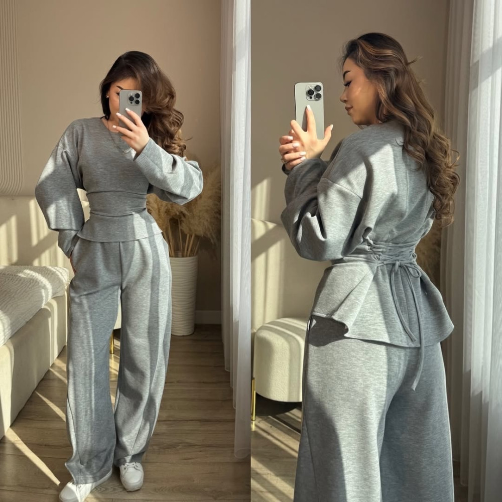 Женский костюм серый купить в Интернет-магазине Садовод База - цена 2000 руб Садовод интернет-каталог