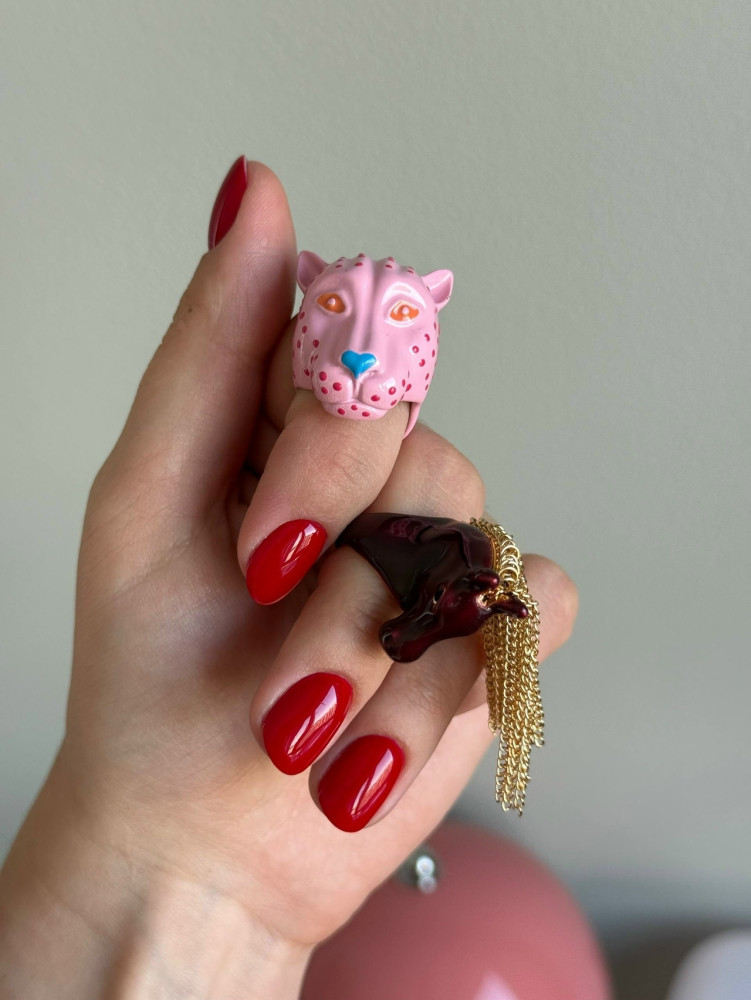 ⭐️ Кольцо - Розовая пантера купить в Интернет-магазине Садовод База - цена 600 руб Садовод интернет-каталог