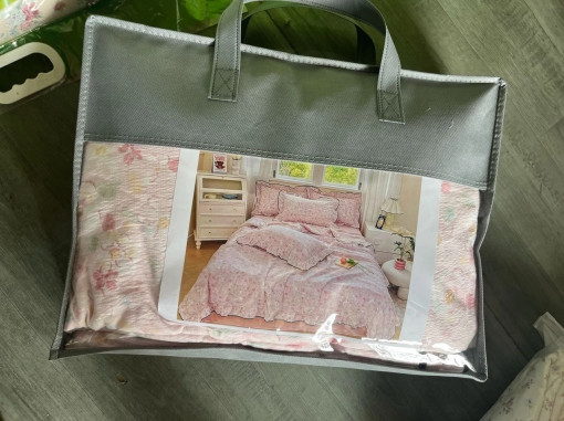 Комплект постельного белья с готовым одеялом из жатой ткани САДОВОД официальный интернет-каталог