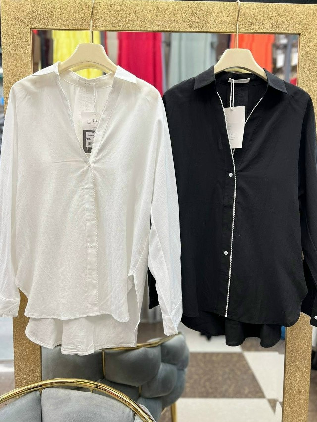 Женская рубашка белая купить в Интернет-магазине Садовод База - цена 1900 руб Садовод интернет-каталог